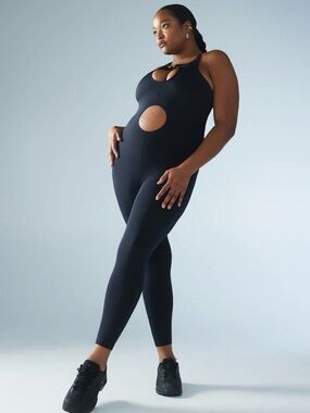 Savage X Fenty Black Cutout Jumpsuit